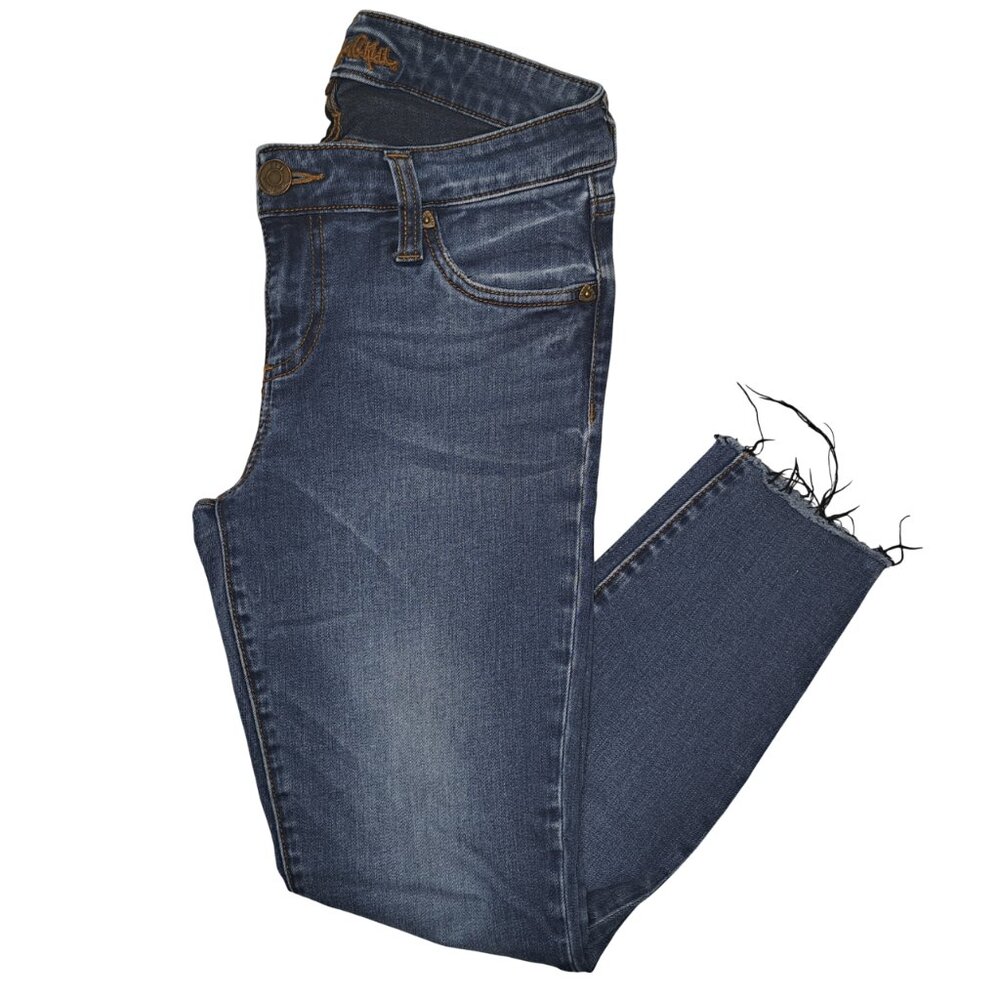 Kut From the Kloth Distressed Raw Edge Ankle Pants Size 6